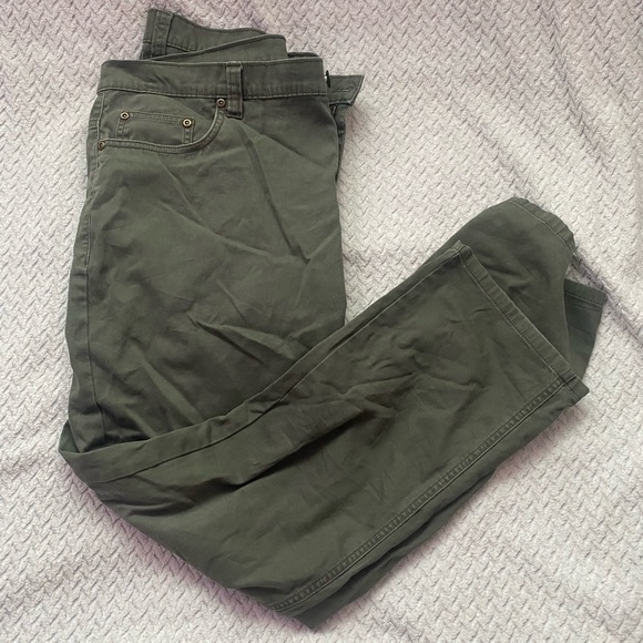 Dark Green Jeans - Picture 1 of 4